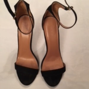 Rebekah - Black Suede Stappy Sandal